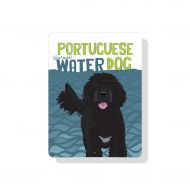 BainbridgeMercantile Portugese Water Dog 9 X 12 (blue)