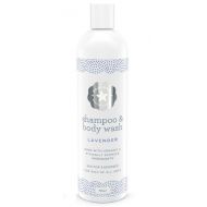 Baja Baby (3) Lavender Shampoo and Body Wash - EWG VERIFIED - Family Size - 16 fl oz - Free of Sulphates, Parabens and Phosphates - Dr Approved - 100%!