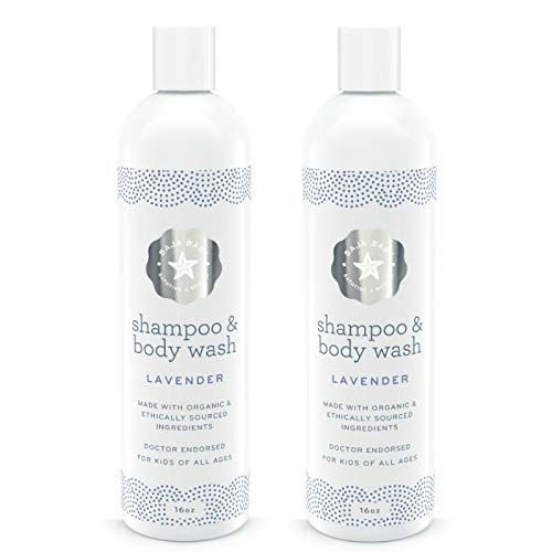  Baja Baby (3) Lavender Shampoo and Body Wash - EWG VERIFIED - Family Size - 16 fl oz - Free of Sulphates, Parabens and Phosphates - Dr Approved - 100%!
