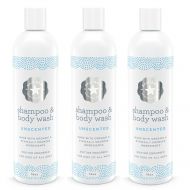 Baja Baby All-Natural Organic Unscented Baby Shampoo & Body Wash - EWG Verified - 16 Ounce Vegan Gluten-free...