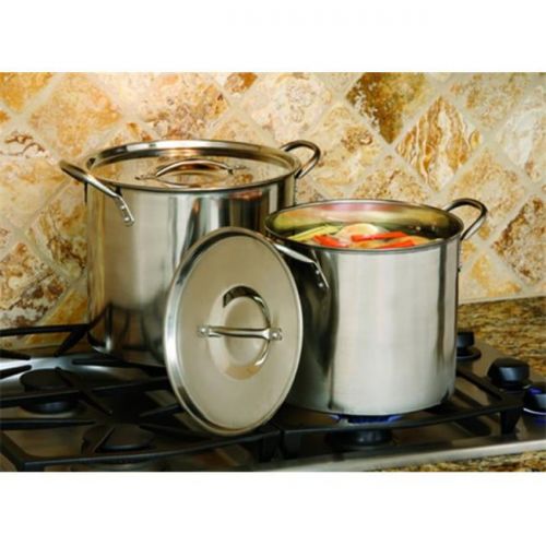  BakeBetter Steel Stockpot 8 Quart and 12 Quart