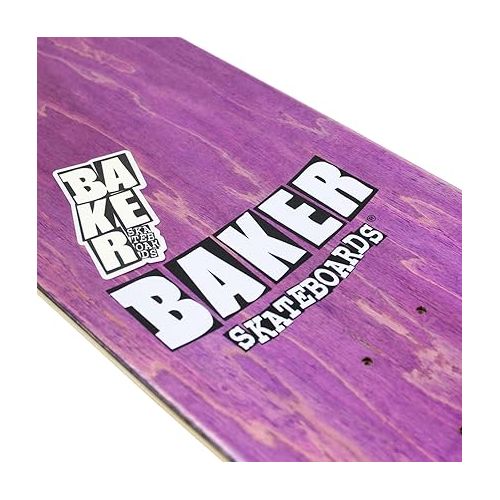  Baker Skateboard Complete Brand Logo White 8.5