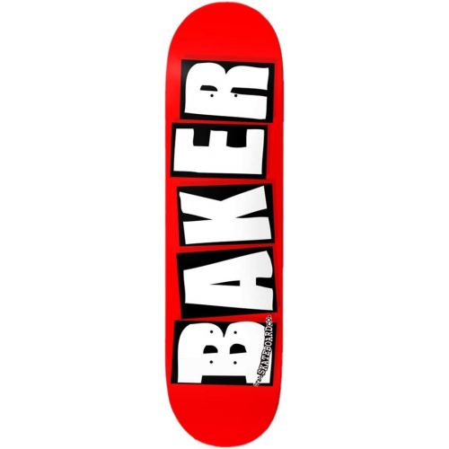  Baker Skateboards Brand Logo Red / White Skateboard Deck - 8.25 x 31.875