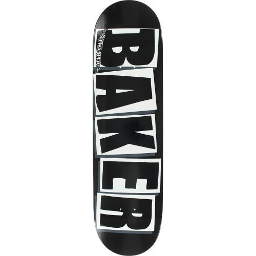  Baker Skateboards Brand Logo Black / White Skateboard Deck - 8.25 x 31.875