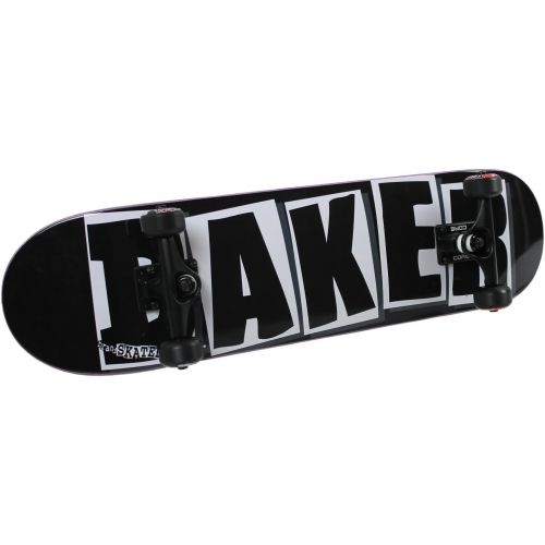  Baker Skateboard Complete Logo Black/White 8.25