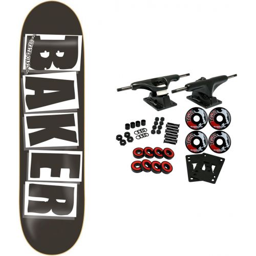 Baker Skateboard Complete Logo Black/White 8.25