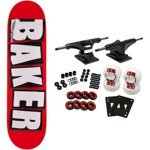  Baker Skateboard Complete Brand Logo White 8.25