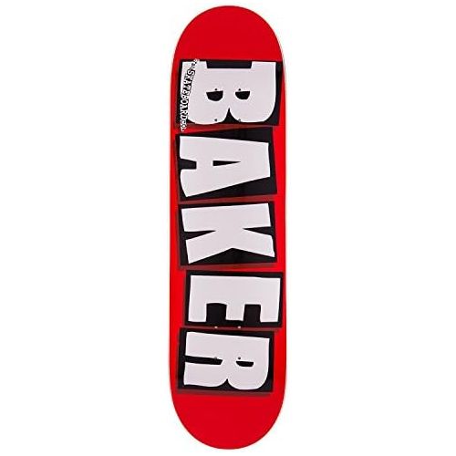  Baker Skateboard Deck Logo White 8.125