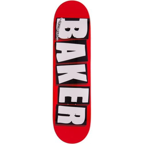  Baker Skateboard Deck Logo White 8.125