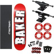 Baker Skateboard Complete Logo Red/White 8.0