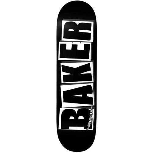  Baker Brand Logo Deck-8.0 Black/White Skateboard Deck