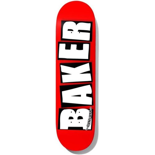  Baker Skateboards Brand Logo Red/White Skateboard Deck - 7.3 x 29.49