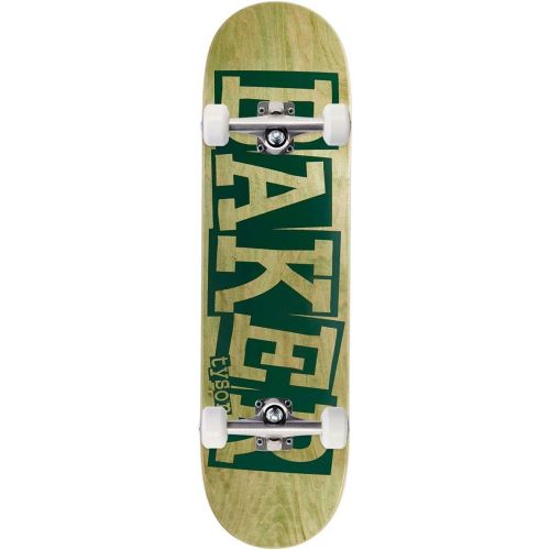  Baker Skateboards Peterson Ribbon Skateboard Complete - Green - 8.50 Inch