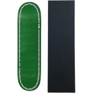 Baker Skateboards Baker Skateboard Deck Sylla Edge Embossed 8.0 x 31.5 Green with Grip