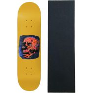 Baker Skateboards Baker Skateboard Deck Figgy Resurrection 8.0 x 31.5 Yellow with Grip