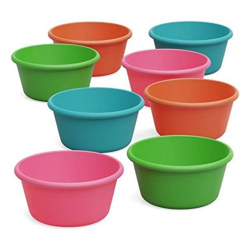  [아마존베스트]Bakerpan Silicone Mini Cake Pan, Large Muffin Cup, 3 1/2 Inch Baking Cups, Set of 8