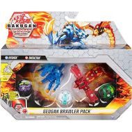 Bakugan Geogan Brawler 5-Pack, Exclusive Hyenix and Insectra Geogan and 3 Collectible Action Figures