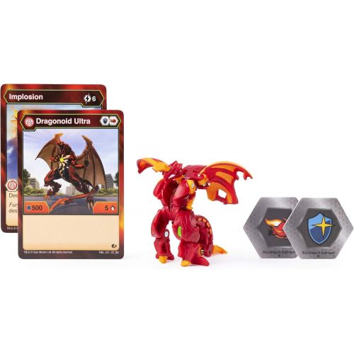  [아마존베스트]Bakugan Ultra, Dragonoid, 3-Inch Collectible Transforming Action Figure