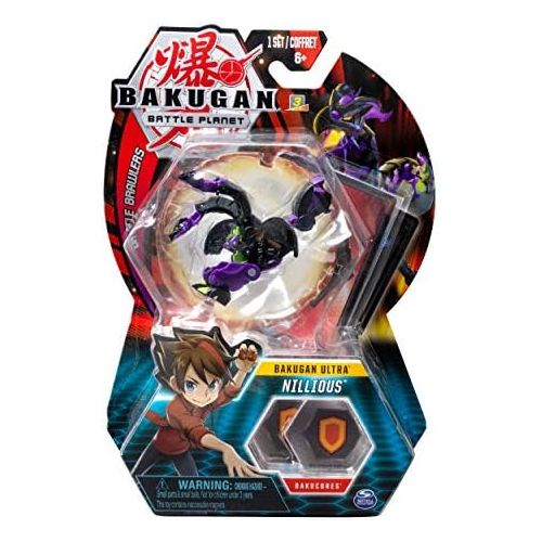  [아마존베스트]Bakugan Ultra Nillious 3-inch Collectible Transforming Figure