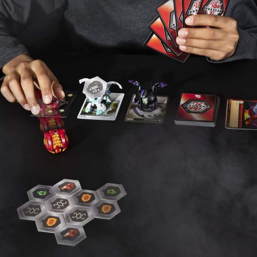  [아마존베스트]Bakugan Starter Pack 3 Pack, Pyrus Fangzor, Collectible Transforming Creatures, for Ages 6 & Up