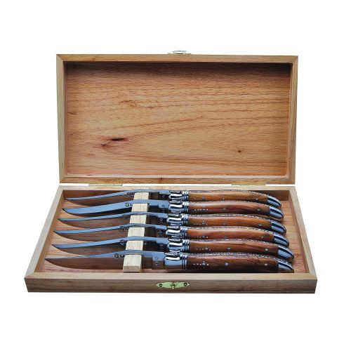  Baladeo 3661190000354 Steakmesser-Set, Edelstahl, 6 Einheiten, silber