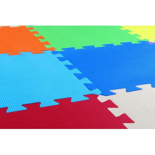  BalanceFrom Kids Puzzle Exercise Play Mat with EVA Foam Interlocking Tiles