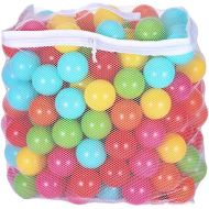 [아마존베스트]BalanceFrom 2.5-Inch Phthalate Free BPA Free Non-Toxic Crush Proof Play Balls Pit Balls- 6 Bright Colors in Reusable and Durable Storage Mesh Bag with Zipper