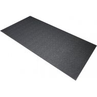 BalanceFrom High Density Treadmill Exercise Bike Equipment Mat, 3 x 6.5-ft, Regular, Color-Black