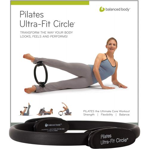  Balanced Body Ultra-Fit Circle Pilates Ring, Body Ring, Great Exercisers for Legs, Fitness Circle, Thigh Exercise, Pilates Circle, Pilate Ring Fitness Equipment for Home or Studio