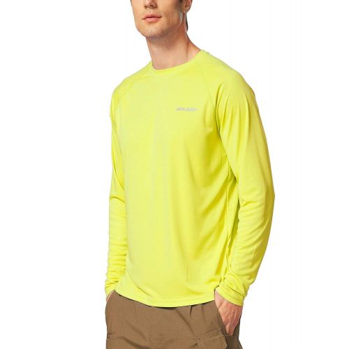  Baleaf Mens UPF 50+ UV Sun Protection Outdoor Long Sleeve Performance T-Shirt