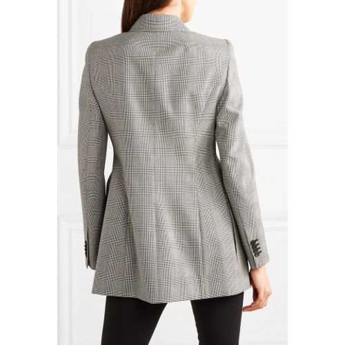 발렌시아가 Balenciaga Hourglass Prince of Wales checked wool-blend blazer