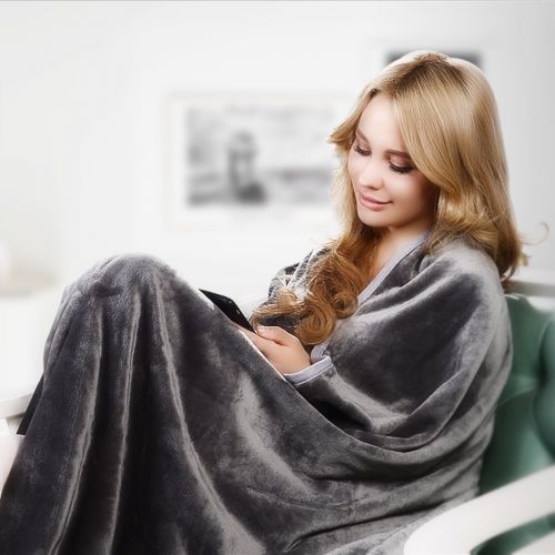  Balichun Luxury 330 GSM Fleece Blanket Super Soft Warm Fuzzy Lightweight Bed or Couch Blanket Twin/Queen/King Size