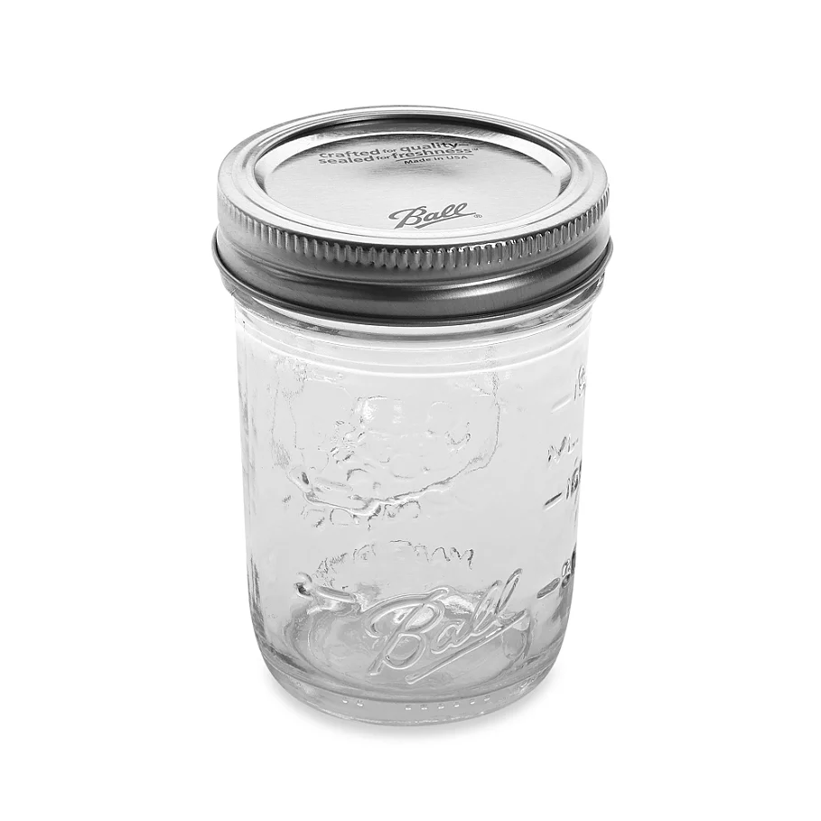  Ball Regular Mouth 12-Pack Glass Canning Jars