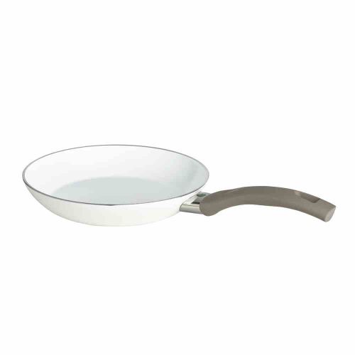  Ballarini Treviso flach 28cm Pfanne, Aluminium, weiss, 28 cm