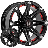 Ballistic Jester 17x9 Black Wheel / Rim 5x4.5 with a -12mm Offset and a 83.70 Hub Bore. Partnumber 814790545-12FB