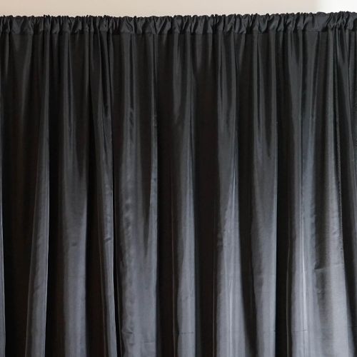  BalsaCircle 20 feet x 10 feet White Fabric Backdrop Drapes Curtains - Wedding Ceremony Event Party Photo Booth Home Windows