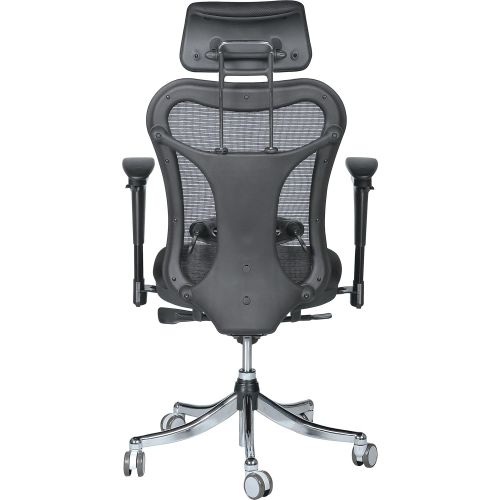  Balt Ergo EX Executive Mesh Office Chair, Ergonomically Adjustable, 28-Inch by 24-Inch by 51-Inch, Black (34434)