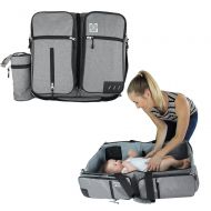 3 in 1 Travel Bassinet | Diaper Bag | Portable Change Station | Multi-functional Premium Quality Water-resistant Baby Travel Crib | Baltic Bub Infant Carrycot