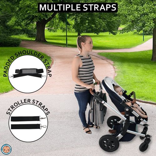  3 in 1 Travel Bassinet | Diaper Bag | Portable Change Station | Multi-functional Premium Quality Water-resistant Baby Travel Crib | Baltic Bub Infant Carrycot