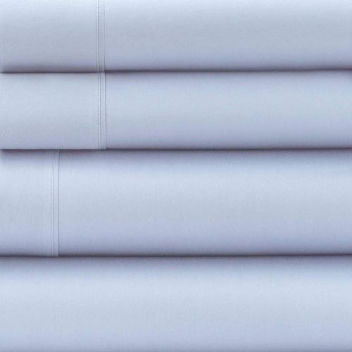  Baltic Linen 1000 Thread Count Easy Care Rich Sateen Sheet Set Queen Blue 4-Piece Set