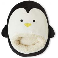 Heated Feet Pingu Foot Warmer Gray Color Keep Your Feet Warm Soft and Comfortable Bag with a Fun Penguin Design