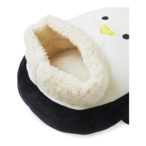  Heated Feet Pingu Foot Warmer Gray Color Keep Your Feet Warm Soft and Comfortable Bag with a Fun Penguin Design