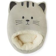 Heated Feet Kitty Foot Warmer Gray Color Keep Your Feet Warm Soft and Comfortable Bag with a Fun cat Design