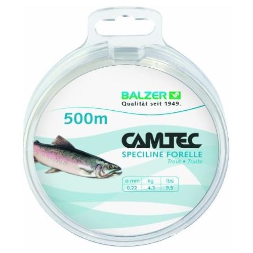  [아마존베스트]Balzer Camtec Speziline Trout Fishing Line 0.20mm 500M