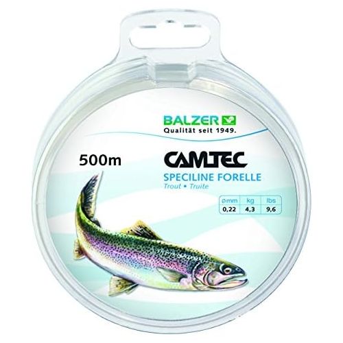  [아마존베스트]Balzer Camtec Speziline Trout 0.25mm Fishing Line 500M