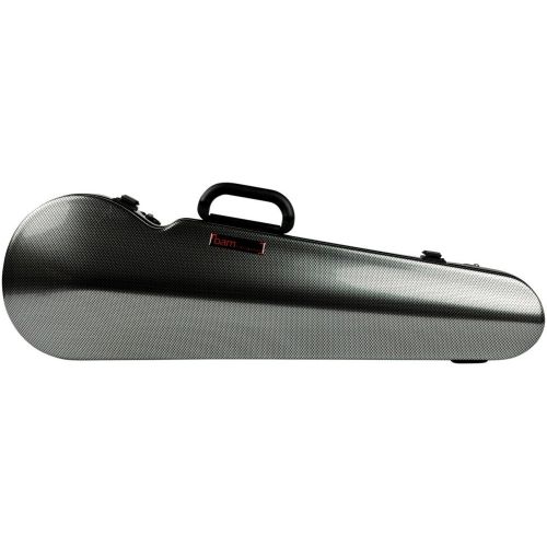  Bam High Tech Contoured Violin Case Silver Carbon