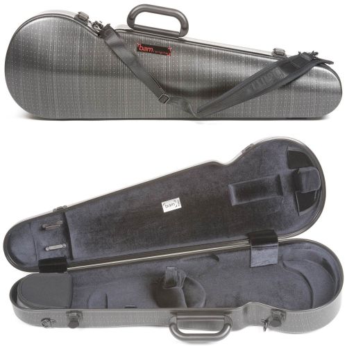  Bam France 2002XL Contoured Hightech Black Lazure 4/4 Violin Case