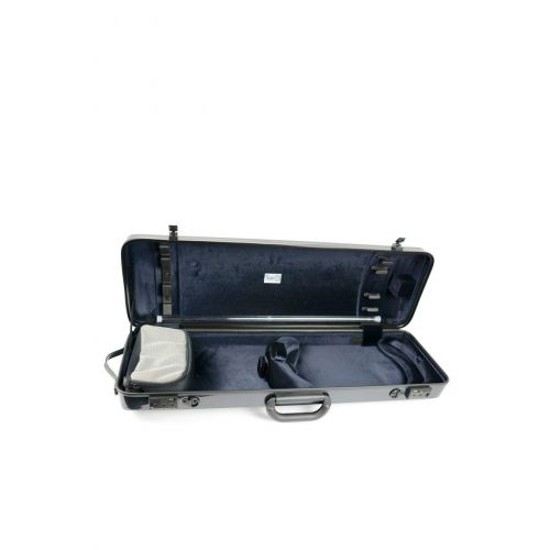  Bam France BAM France - Hightech Oblong Violin Case without Music Pocket - Black Carbon - 2001XL