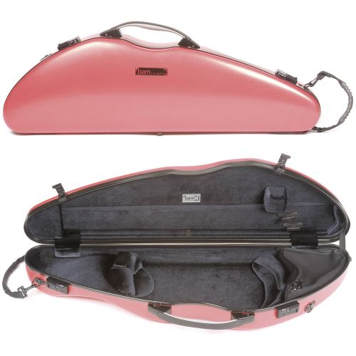  Bam France Bam Slim Hightech 4/4 Violin Case, Orangey