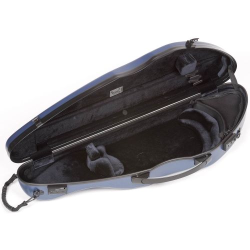  Bam France Bam Slim Hightech 4/4 Violin Case, Navy Blue